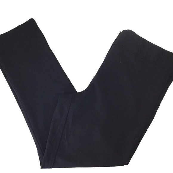 Laura Ashley NWT Black Dress Pants Size 16P Petite Stretch Trousers Tapered Leg - Picture 4 of 7